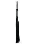 Sex and Mischief Mini Faux Leather Flogger - Black