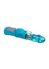 Shane's World Jack Rabbit Beaded Vibrator - Blue