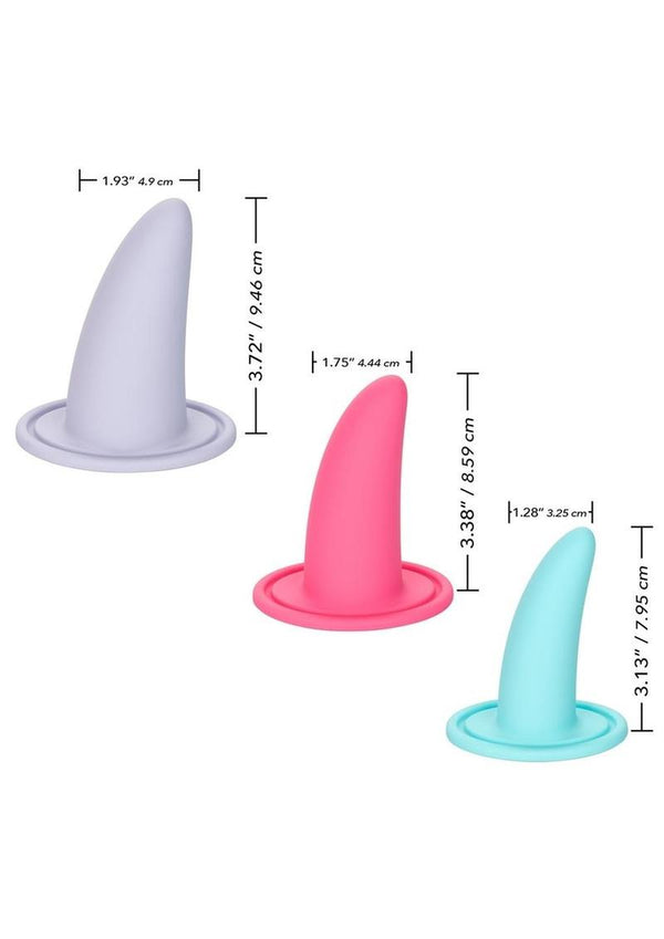 She-Ology Advanced 3pc Wearable Dilator - Multicolor - Set