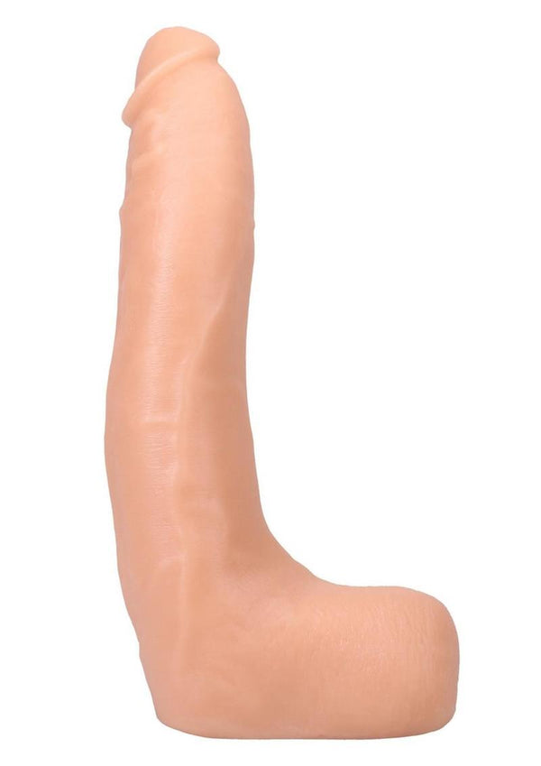 Signature Cocks Ultraskyn Dan Damage Dildo with Removable Suction Cup - Vanilla - 10in