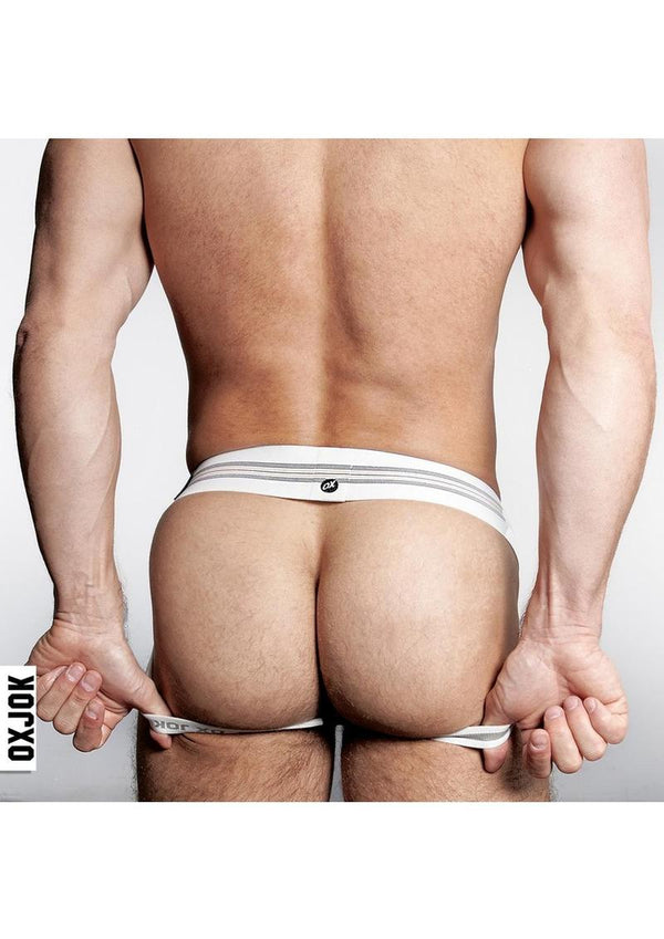 Slingjock Slider Jock Strap - White Snow - Small