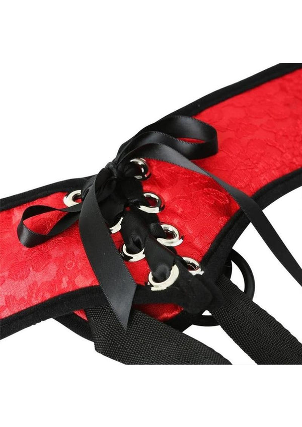 Sportsheets Sunrice Lace Corsette Strap-On Adjustable Harness - PATS Inc.