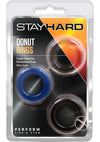 Stay Hard Donut Cock Rings - Assorted - PATS Inc.