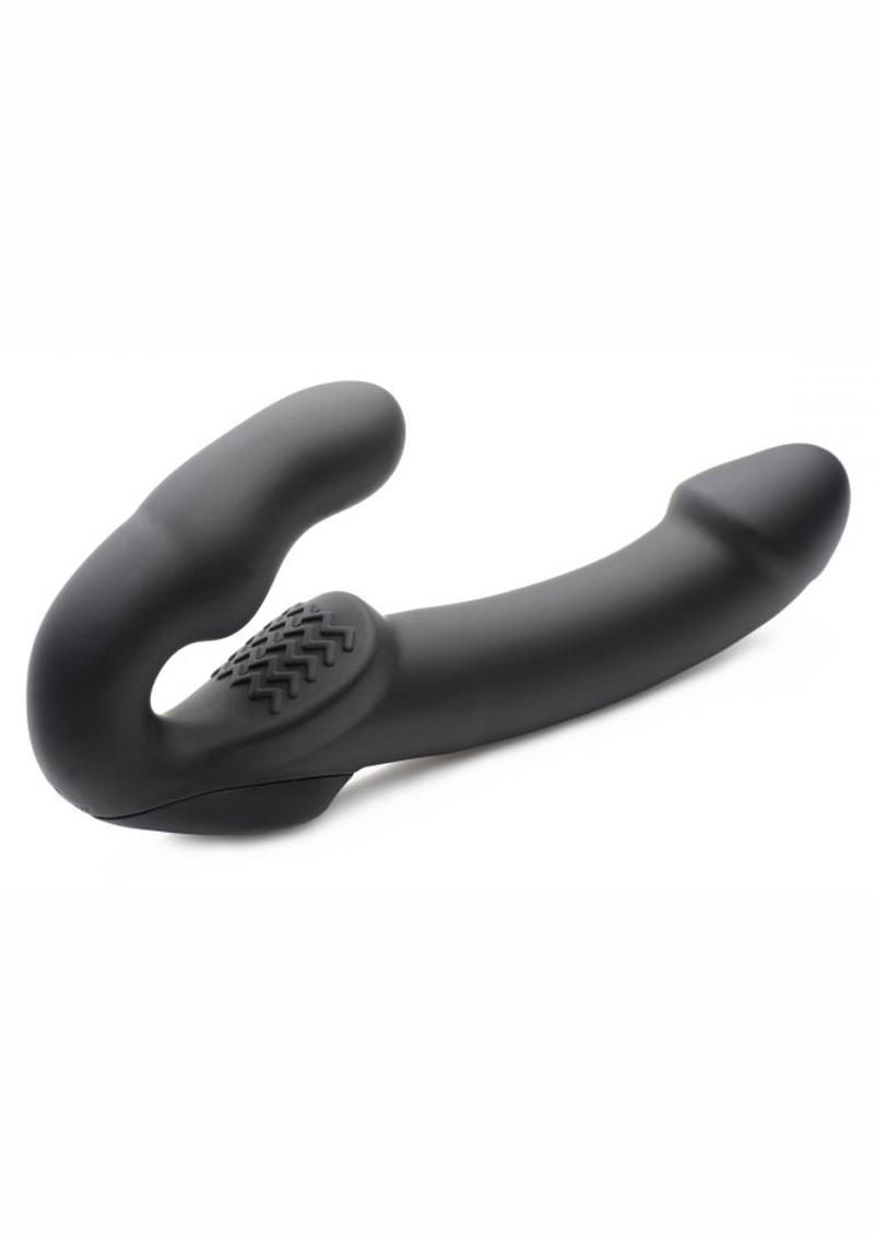 Strap U Evoke Super Charged Rechargeable Silicone Vibrating Strapless  Emerald Fantaseas
