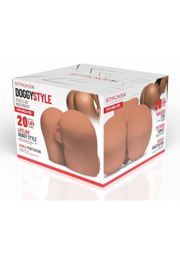Stroke X Doggystyle Masturbator - Pussy and Ass - Chocolate