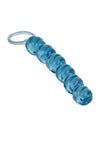 Swirl Pleasure Anal Beads - Blue