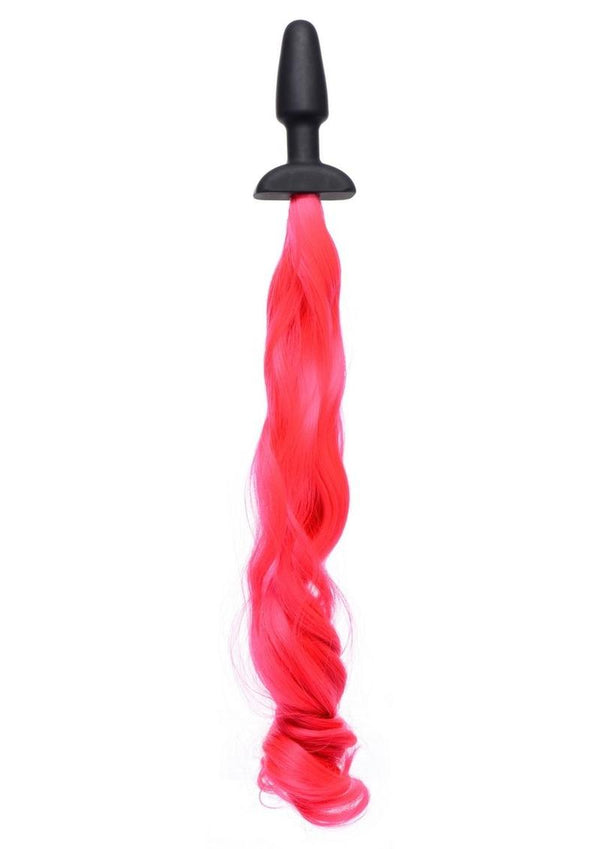 Tailz Pony Tail Anal Plug - Hot Pink/Pink