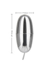 Tear Drop Bullet with Wired Remote Control - Clear - 2.1in - Bulk