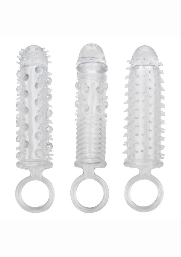 Textured Extension Set Penis Sleeves