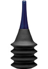 Tom Of Finland Hot Water Large Accordion Enema Bulb - Black/Blue