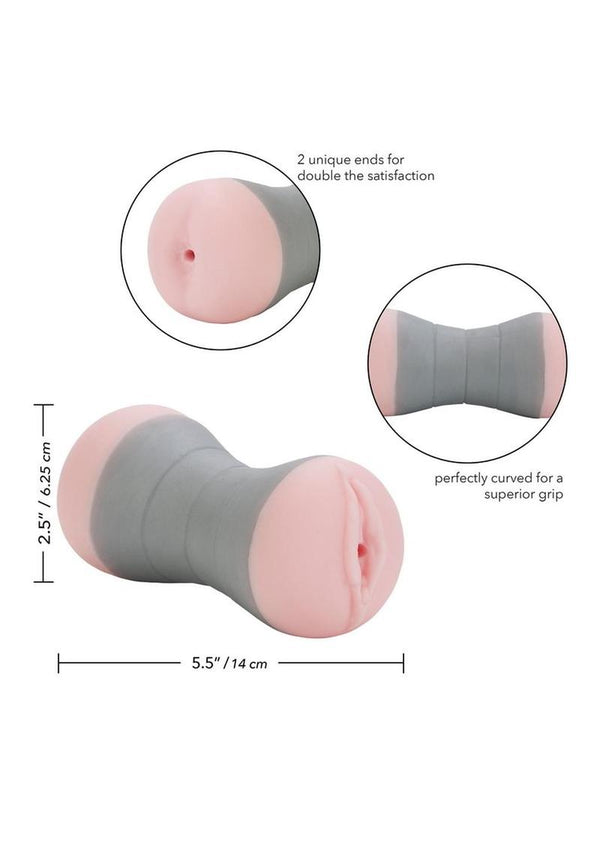 Travel Gripper Dual Density Stroker - Pussy and Ass - PATS Inc.