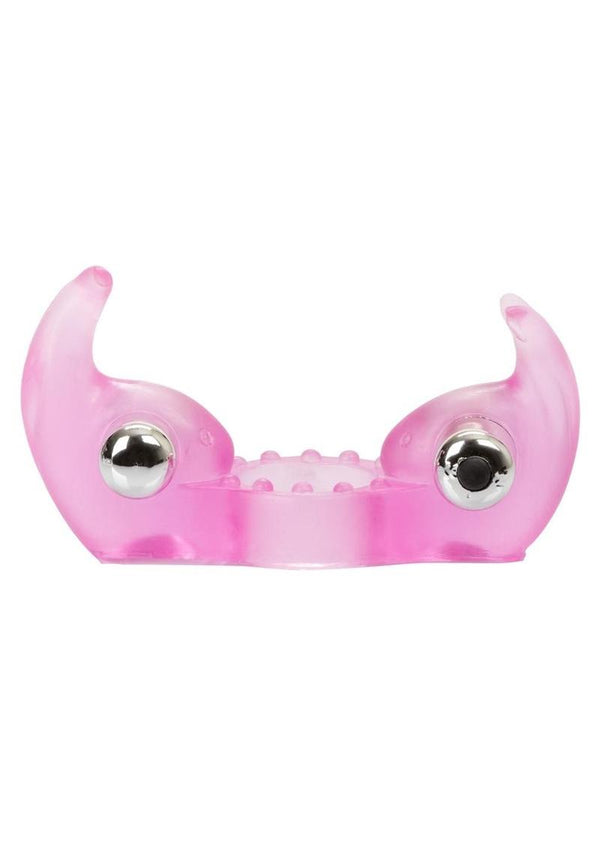 Triple Orgasms Enhancer Vibrating Cock Ring with Clitoral Stimulation - PATS Inc.