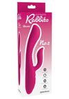 Ultimate Rabbits No 2 Fuschia Vibrator Multi Speed Waterproof Rechargeable - PATS Inc.
