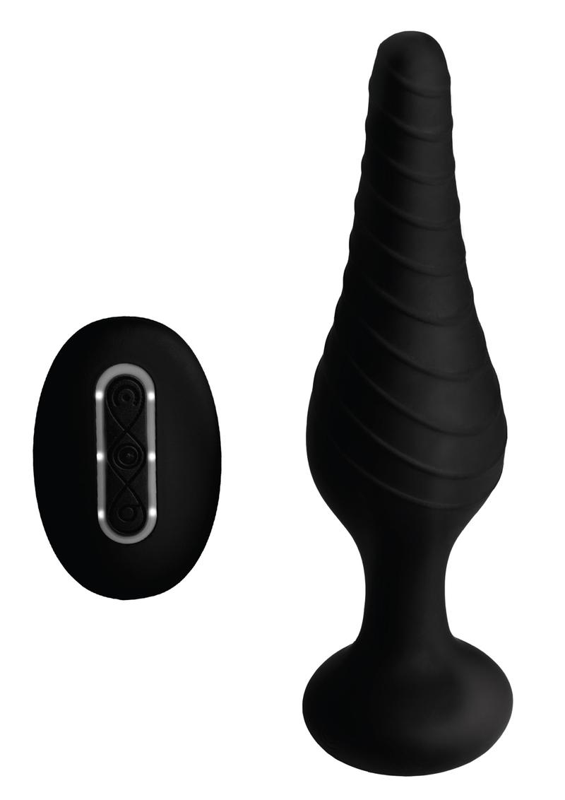Under Control Rechargeable Silicone Vibrating Anal Plug with Remote Co –  Emerald Fantaseas