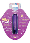Vibe to Go Rechargeable Mini Bullet - Purple