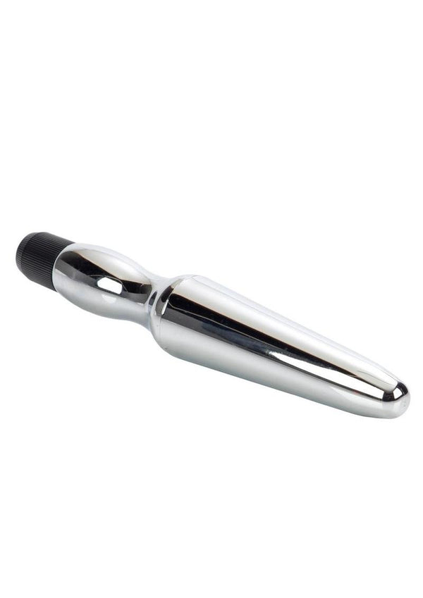 Vibrating Anal Probe Vibrator - Silver