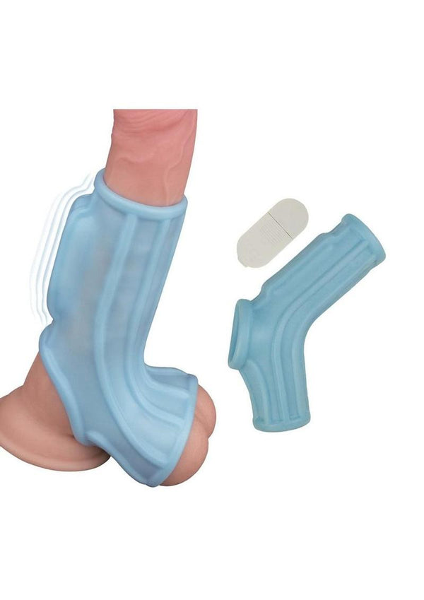 Vibrating Power Sleeve Sleek Fit - Blue