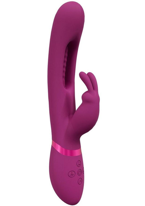 Vive Mika Rechargeable Triple Motor Vibrating Rabbit with G-Spot Stimulator - PATS Inc.