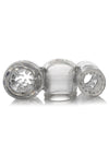 Wand Essentials Twin Turbo Strokers Attachment - Clear