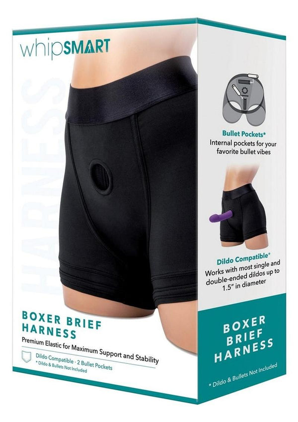 WhipSmart Soft Packing Boxer Brief - Black - Small