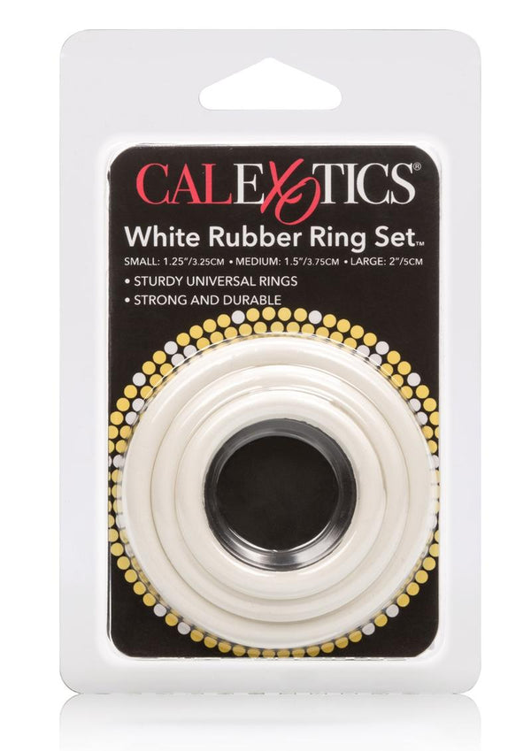 White Rubber Cock Rings - PATS Inc.