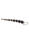 X 10 Anal Beads - Black
