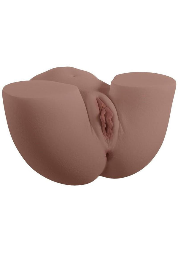 Xkin Amber Allure Bodyforms Rechargeable Thrusting Vibrating Masturbator - Pussy/Ass