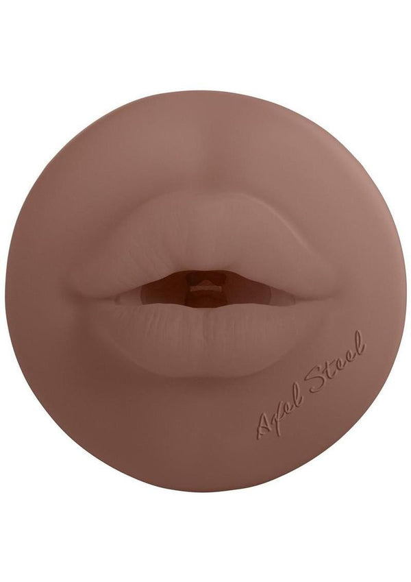 Xkin Axel Steel Torch Masturbator - Male Mouth - Metallic