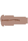 Xkin Don Phoenix Rechargeable Vibrating Torch Masturbator - Male Ass - Metallic
