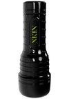 Xkin Scarlett Noire Rechargeable Vibrating Torch Masturbator - Pussy - Black/Vanilla