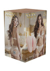 Xkin Selene Laurent Multifunction Rechargeable Voice Featured Masturbator - Pussy - Vanilla