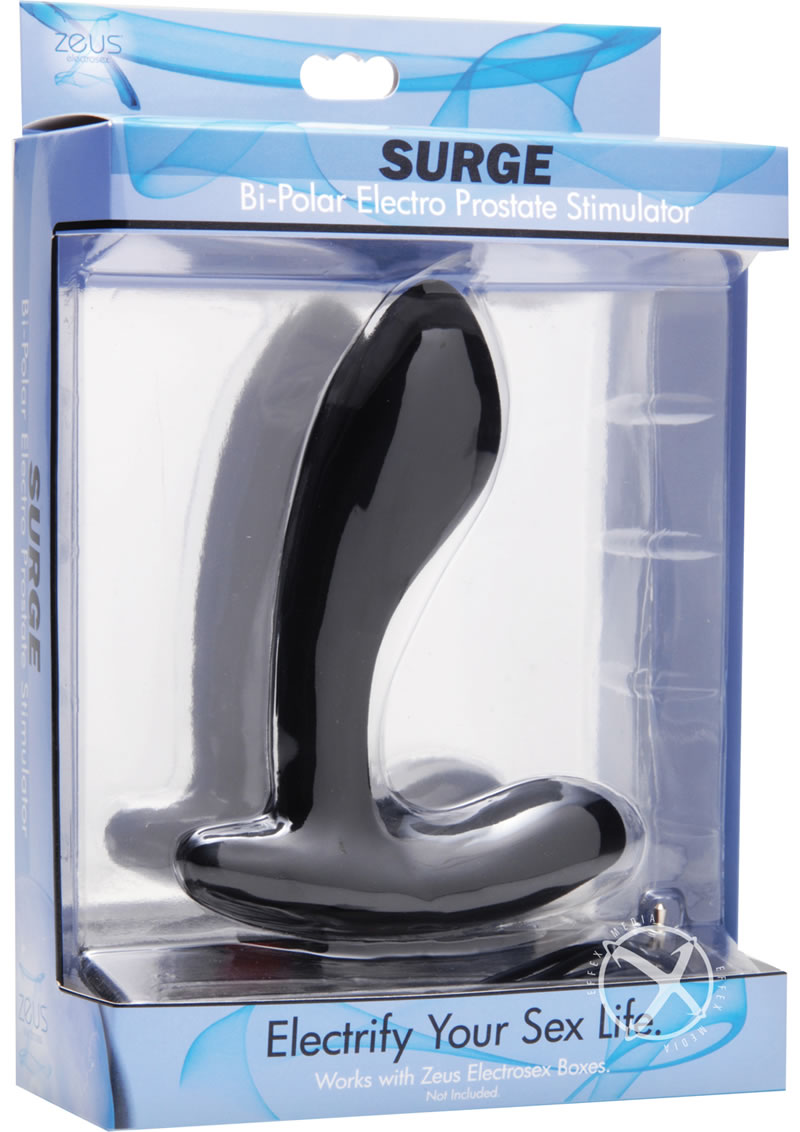 Zeus Electrosex Surge Bi-Polar Electro Silicone Prostate Stimulator   Emerald Fantaseas