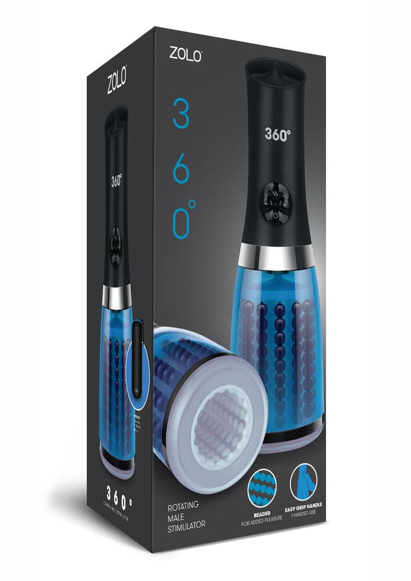 ZOLO 360° Rotating Beaded Masturbator