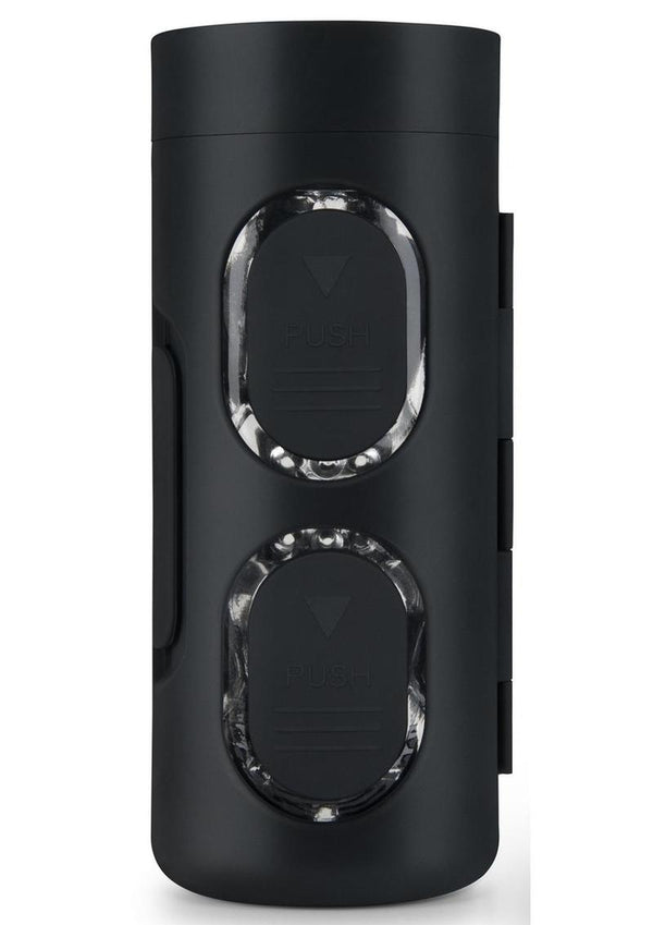 ZOLO Strökemeister Squeezable Masturbator - Black/Clear