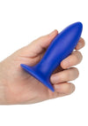 Admiral Liquid Silicone Vibrating Torpedo Rechargeable Anal Probe - Blue