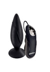 Anal Fantasy Collection Elite Vibrating Silicone Plug - Black - 3.5in