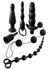 Anal Fantasy Collection Silicone Deluxe Fantasy Kit Waterproof - Black