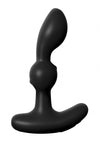 Anal Fantasy Elite Silicone Rechargeable P Motion Massager Waterproof - Black