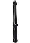 Anal Push Probe with Easy-Grip Handle - Black