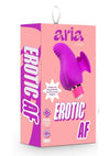 Aria Erotic AF Rechargeable Silicone Vibrator - Plum/Purple