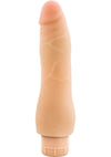 Au Naturel Fabien Vibrating Dildo - Vanilla - 9in