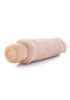 Au Naturel Home Wrecker Vibrating Dildo - Flesh/Vanilla - 9in