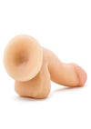 Au Naturel Sensa Feel Dildo with Suction Cup - Vanilla - 6.5in