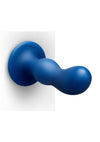 B-Vibe Milk Curved Anal Trainer with Tapered Tip and Suction Cup
