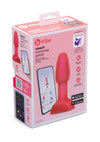 B-Vibe Smart Rimming Petite Plug Rechargeable Silicone App Controlled Anal Plug - Orange
