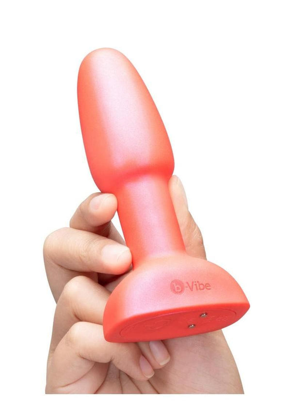 B-Vibe Smart Rimming Petite Plug Rechargeable Silicone App Controlled Anal Plug