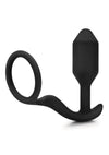 B-Vibe Snug and Tug Silicone Cock Ring and Anal Plug