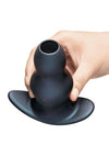 B-Vibe Triple Ripple Hollow Tunnel Plugs Silicone Anal Training