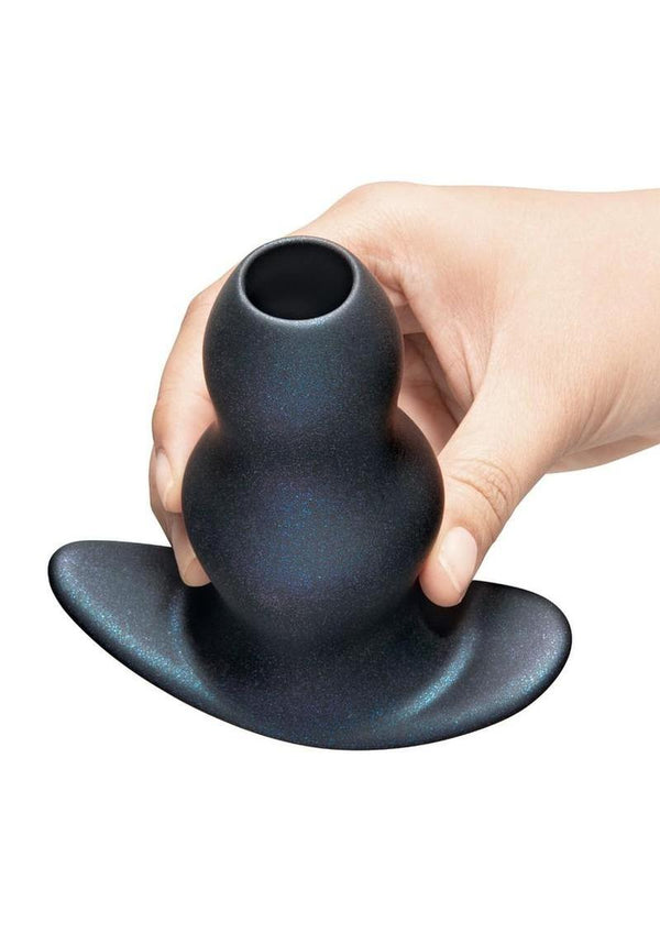 B-Vibe Triple Ripple Hollow Tunnel Plugs Silicone Anal Training