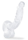 B Yours Diamond Luster Dildo - Clear - 8.5in